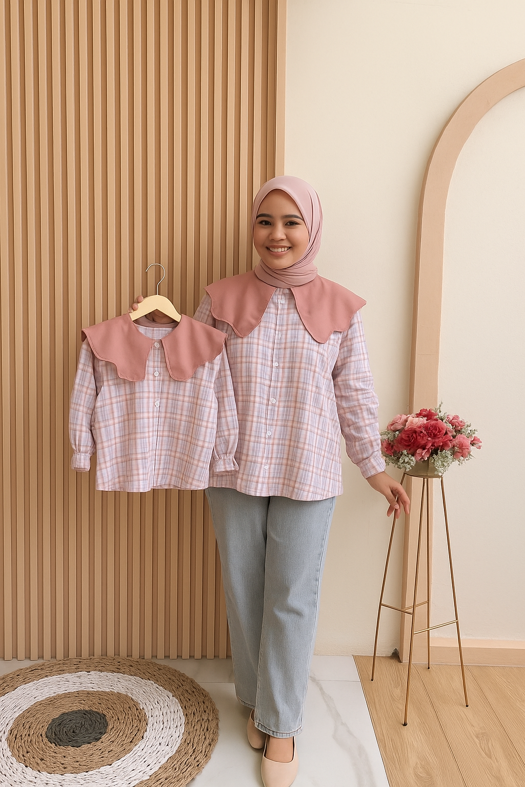 Gloria Peterpan Mother Daughter Blouse