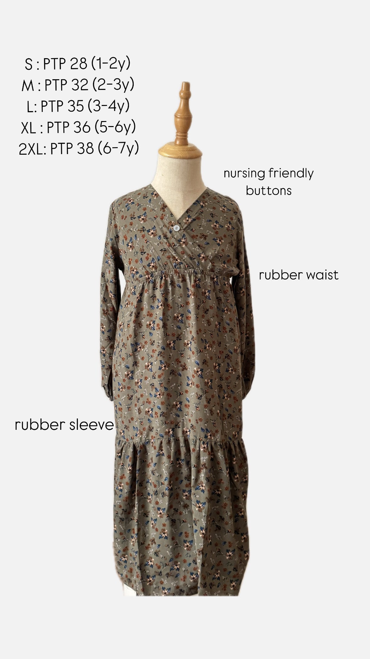 Floral Fantasy Mother Daughter Dress