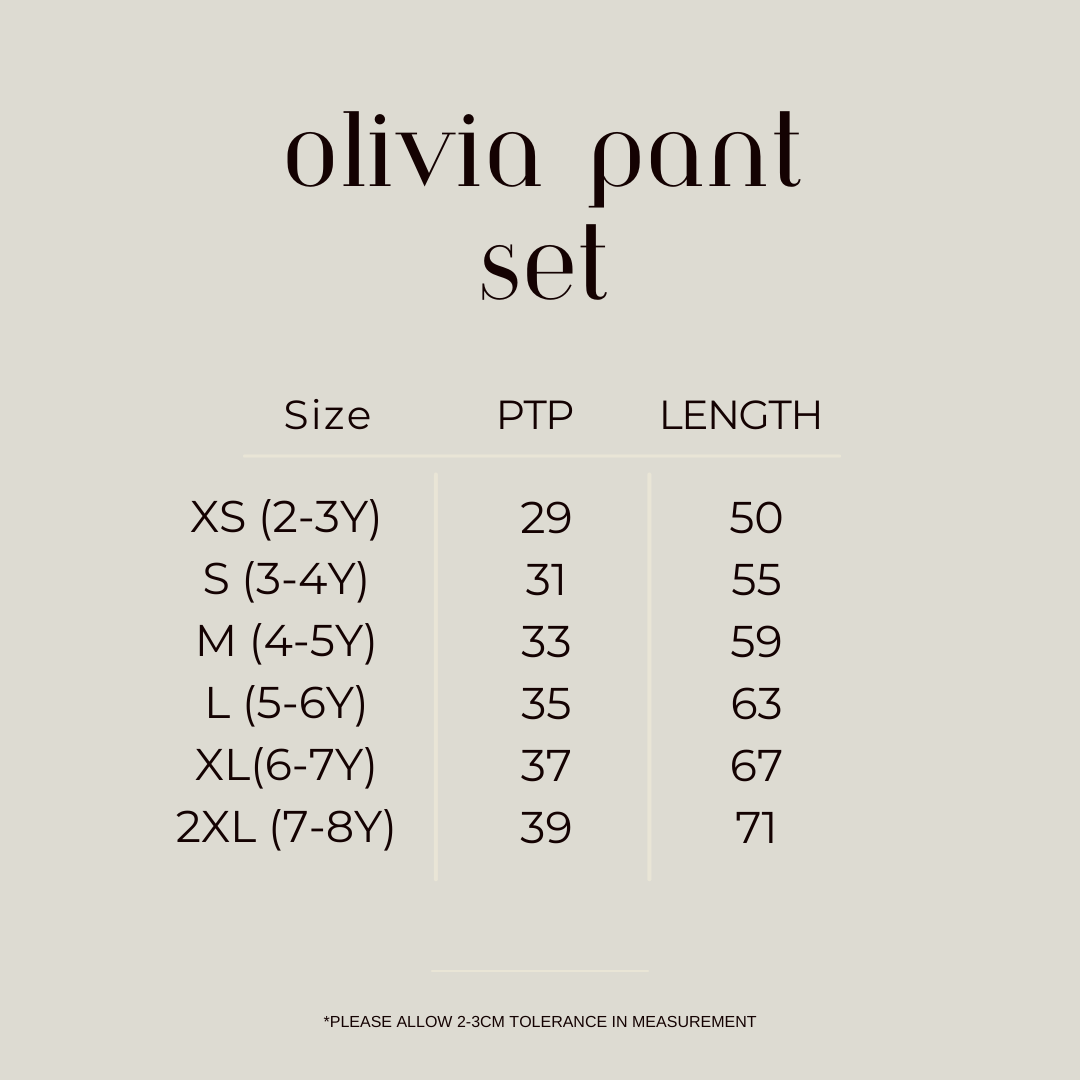 Oliva Embroidery pant set