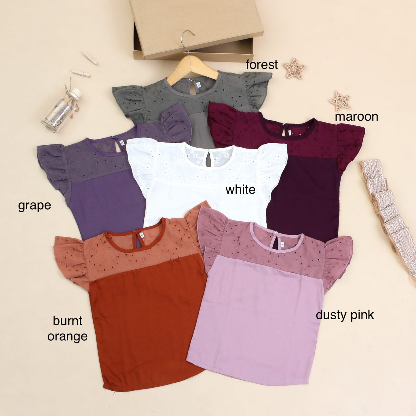 Amara Eyelet top