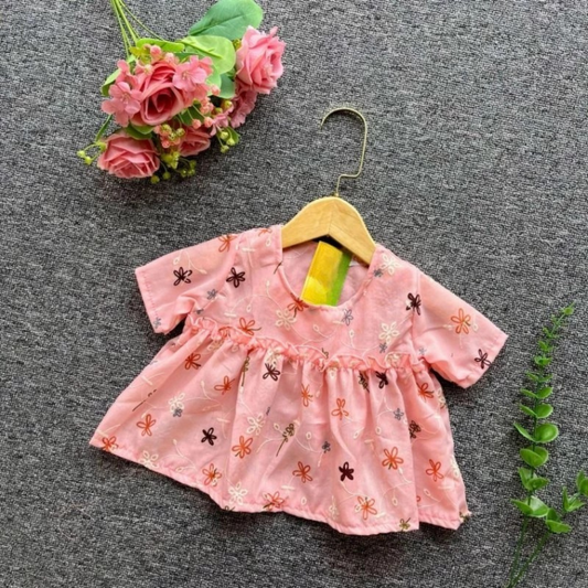 Laila Embroidery Babydoll Top