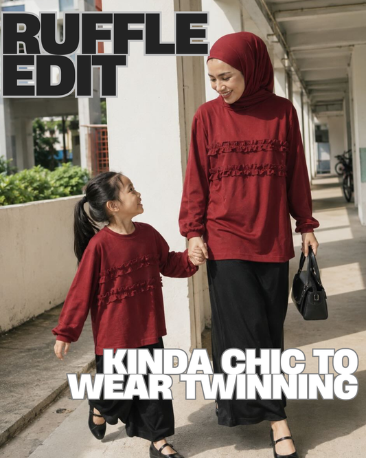 Ruffle edit (twinning top)