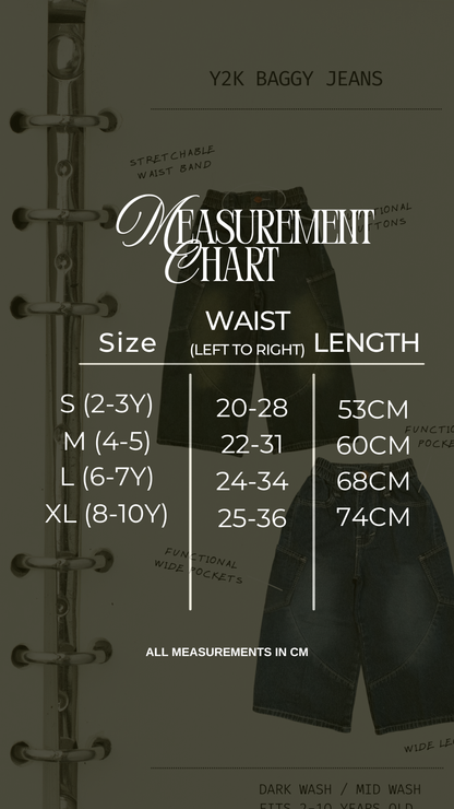 Unisex Y2K BAGGY JEANS