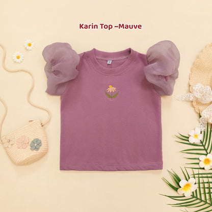 KARIN ORGANZA SLEEVE TOP