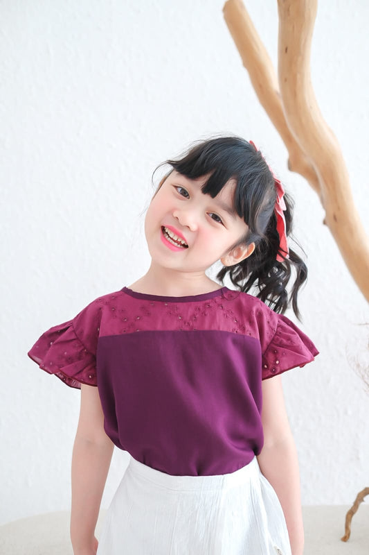 Amara Eyelet top